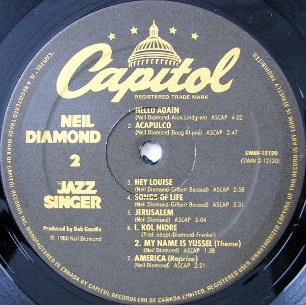 Neil Diamond - The Jazz Singer (Original Songs From The Motion Pict...