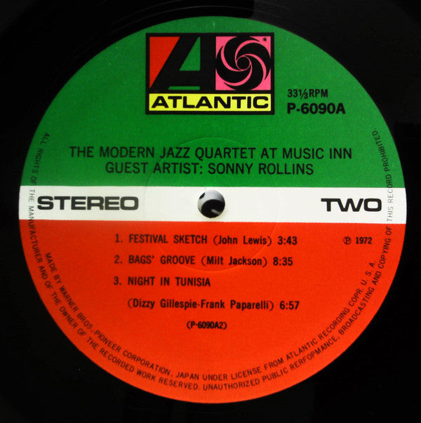The Modern Jazz Quartet At Music Inn — Volume 2