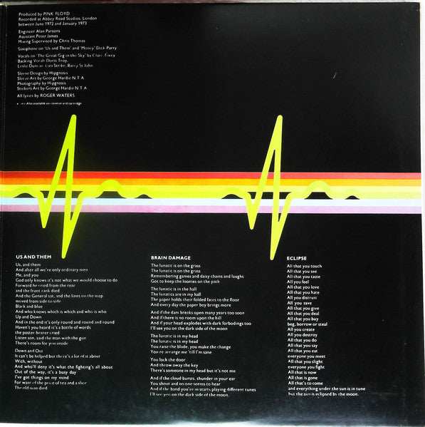 Pink Floyd - The Dark Side Of The Moon = 狂気 (LP, Album, Repress) - Very Good (VG) / Very Good Plus (VG+)