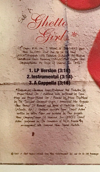 Lil' Bow Wow - Ghetto Girls / Puppy Love (12")