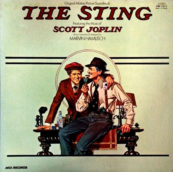 Marvin Hamlisch - The Sting (Original Motion Picture Soundtrack) (2xLP, Album) - Very Good Plus (VG+) / Very Good (VG)