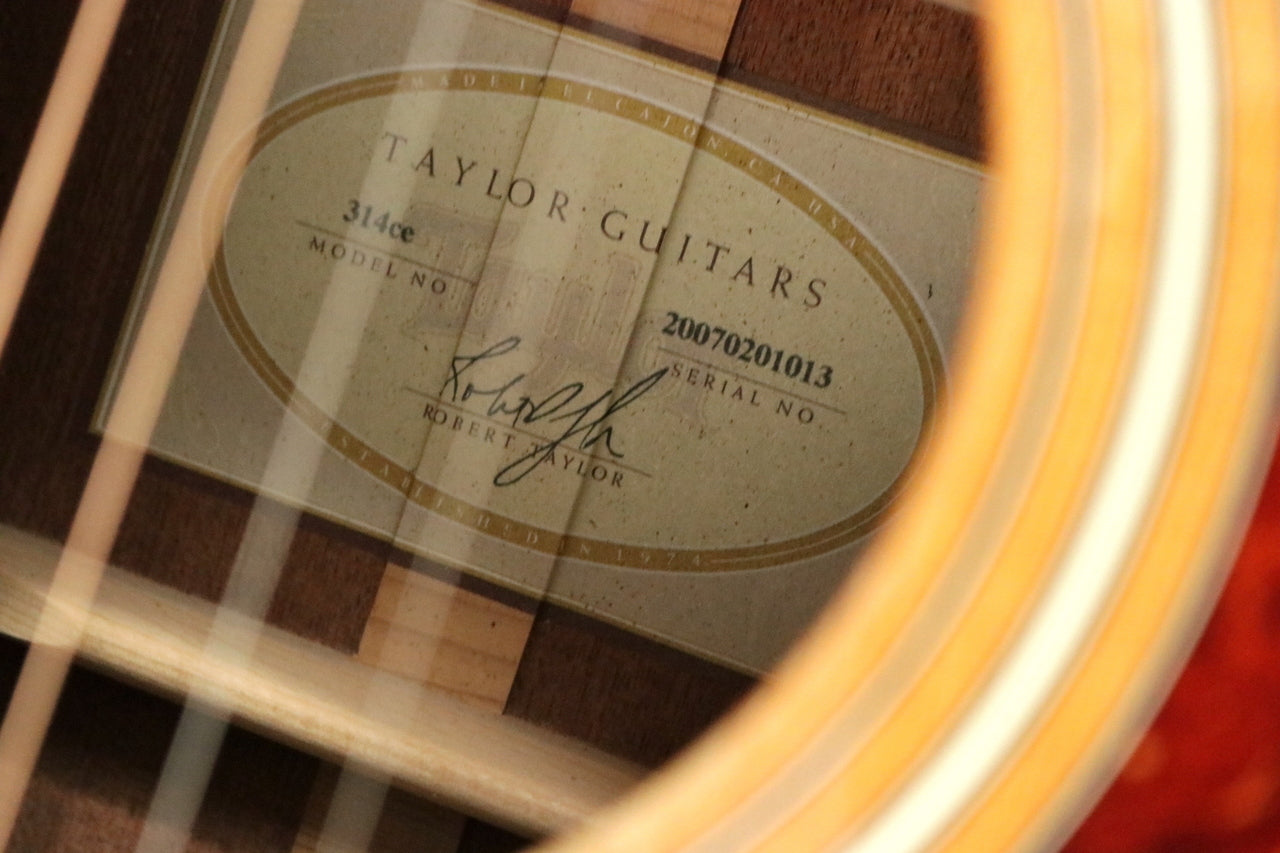 Taylor 314ce 2007 [Taylor certified repairman store]
