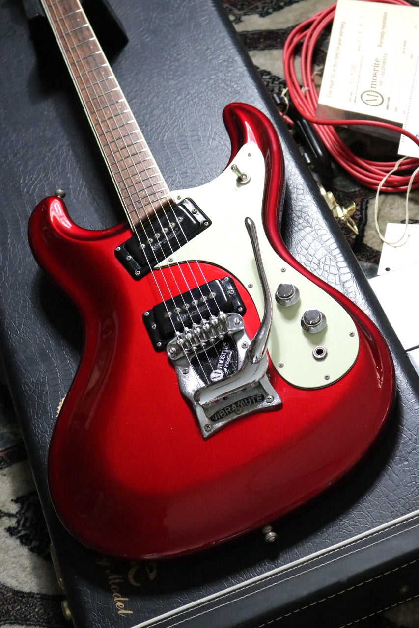 Mosrite V-65 Ventures Model Candy Apple Red (USA) #1807