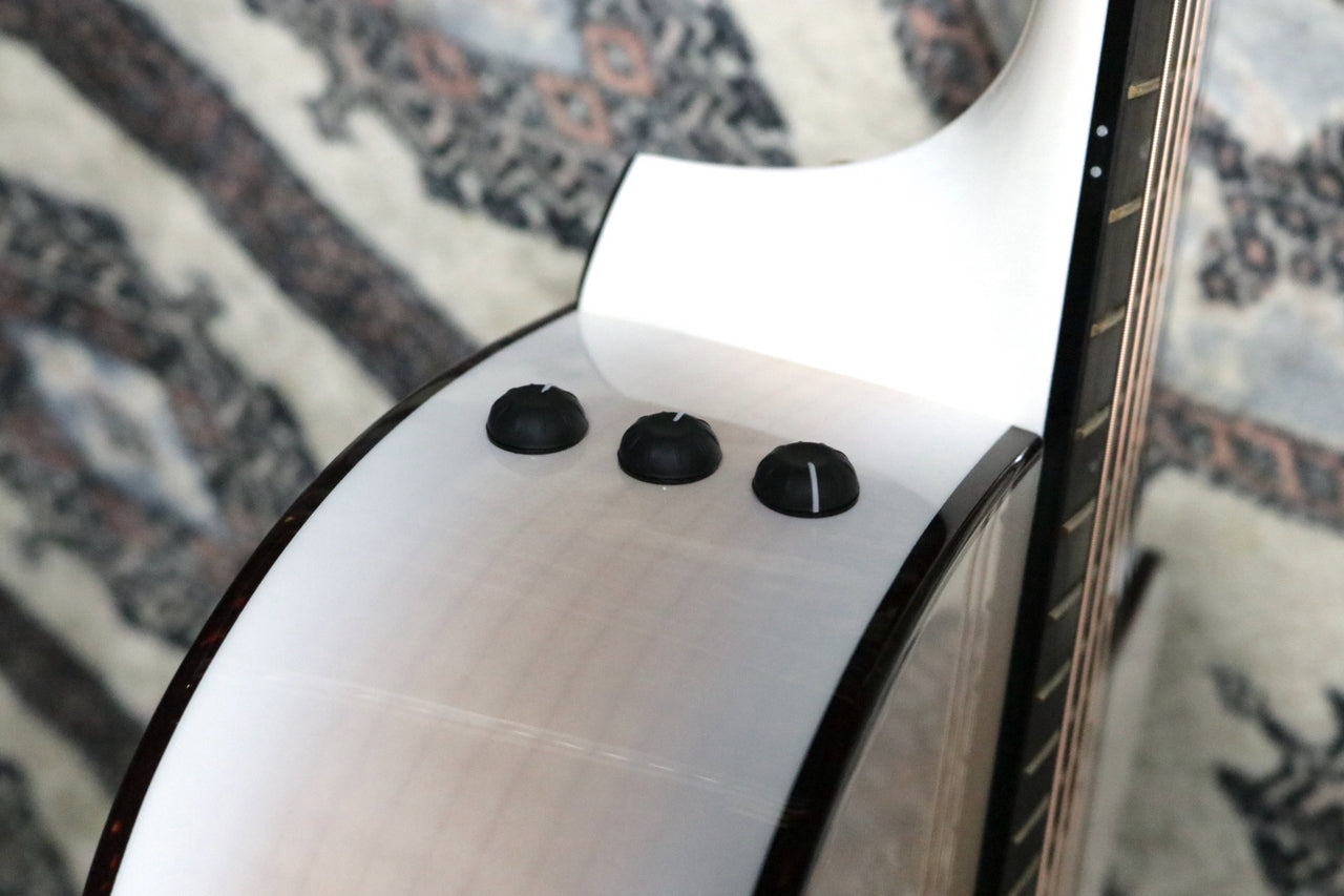Taylor 50th Anniversary 614ce LTD Trans White with Edgeburst 2024 Limited [Taylor-certified repairman store]