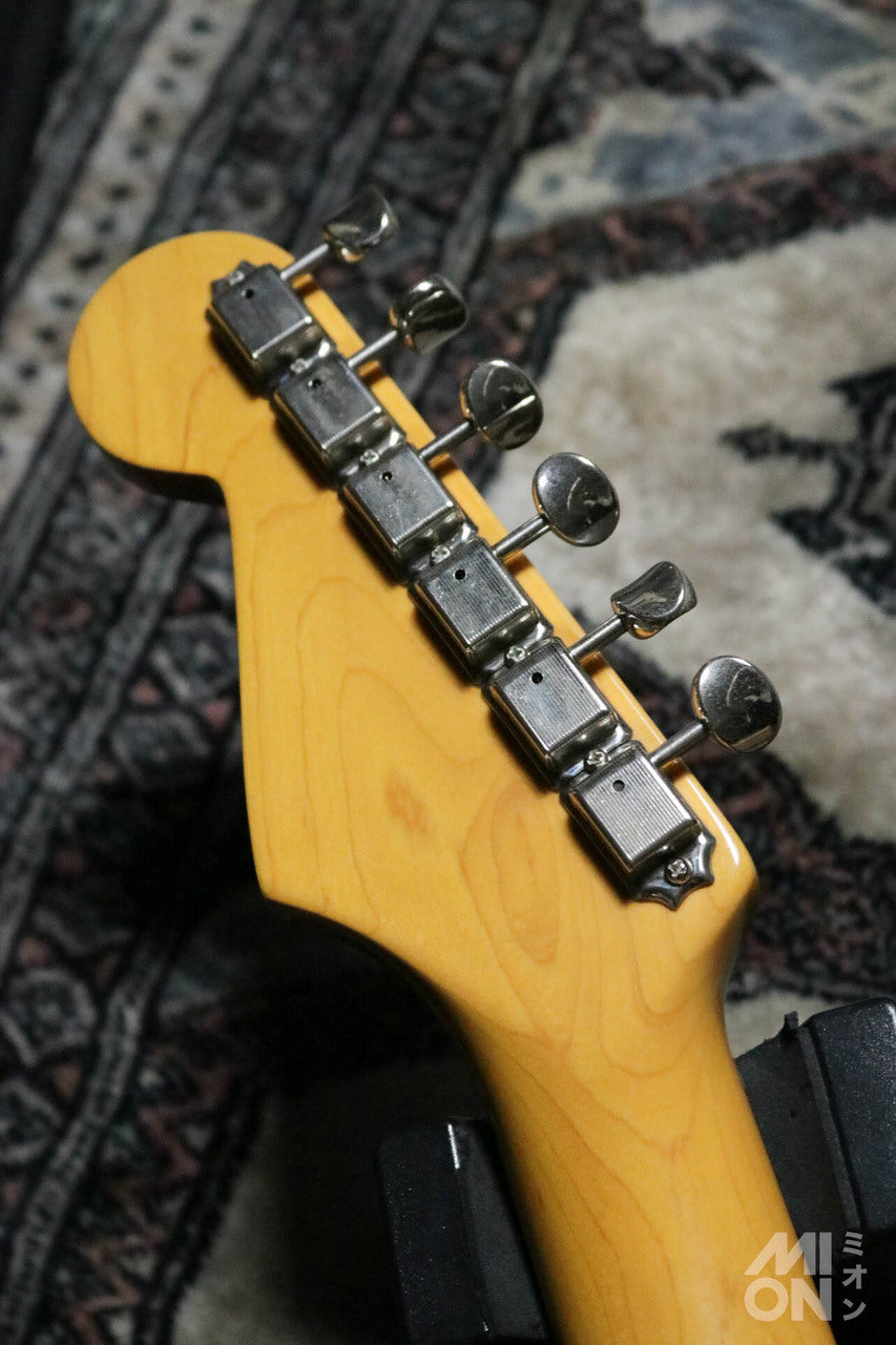 Fender Japan ST62-TX Matching Head Burgundy Mist w/ Monty's Leviathan P90 Set