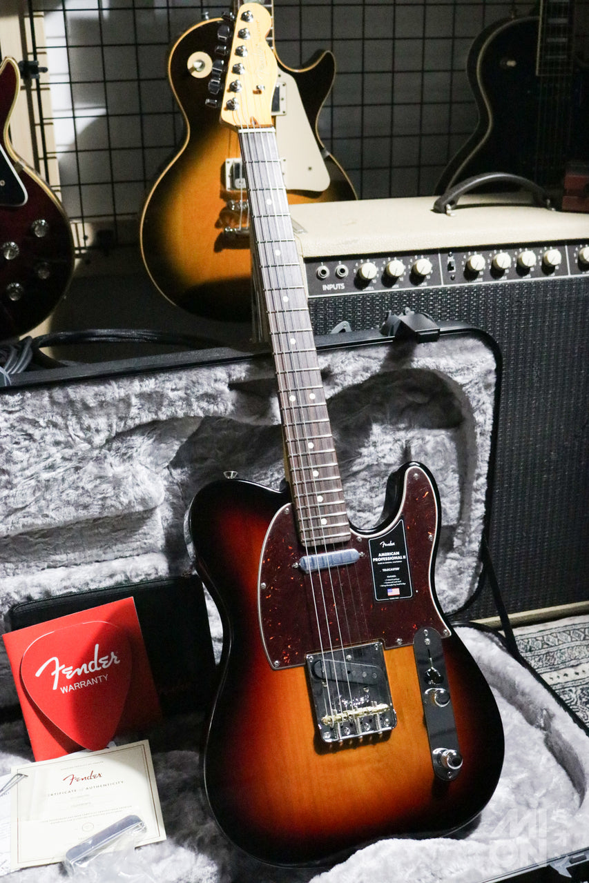 Fender American Professional II Telecaster RW 3-Color Sunburst 2022