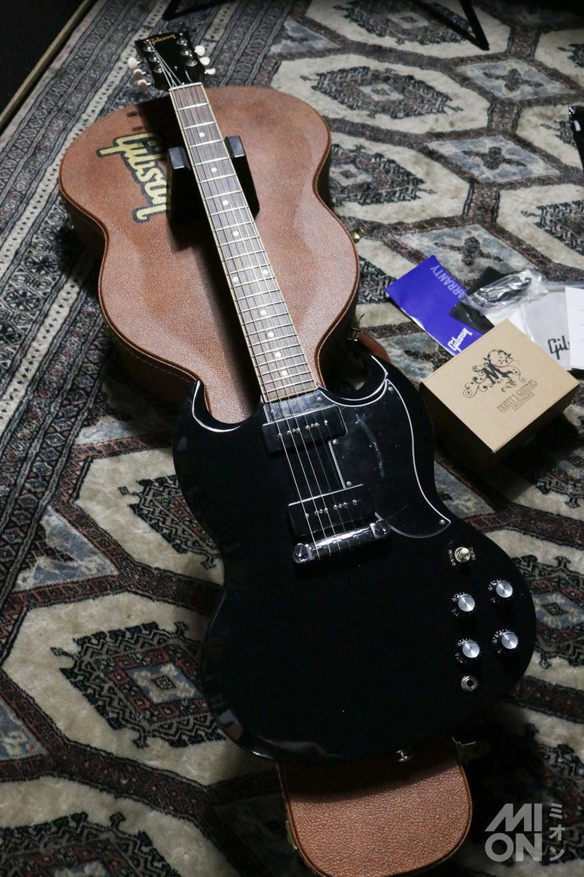 Gibson SG Special Ebony 2021 w/ Monty's Leviathan P90 Set