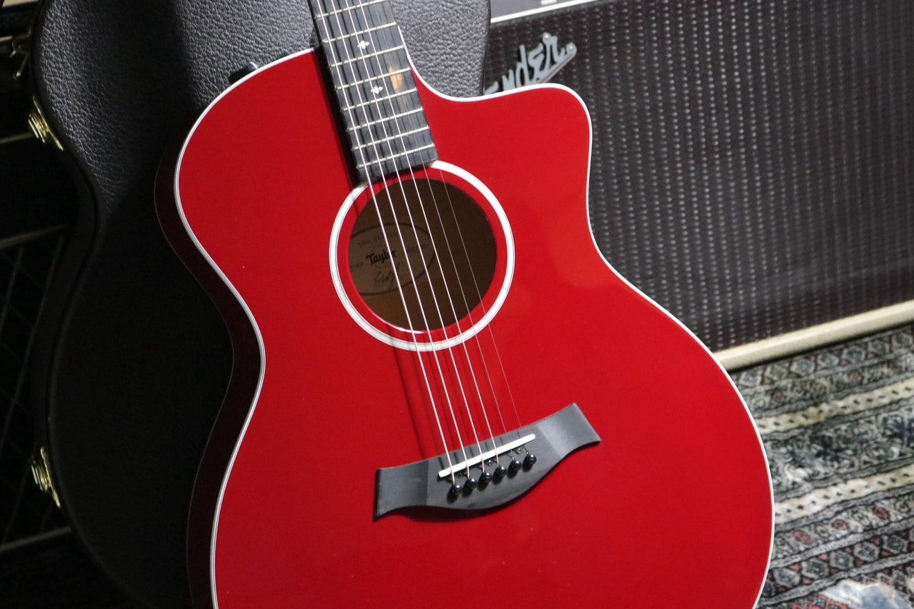 Taylor [Tested video included] 214ce DLX RED ES2 Gold Hardware [Taylor certified repairman worker]