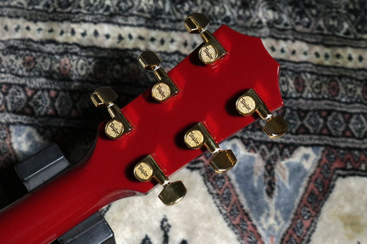 Taylor [Tested video included] 214ce DLX RED ES2 Gold Hardware [Taylor certified repairman worker]