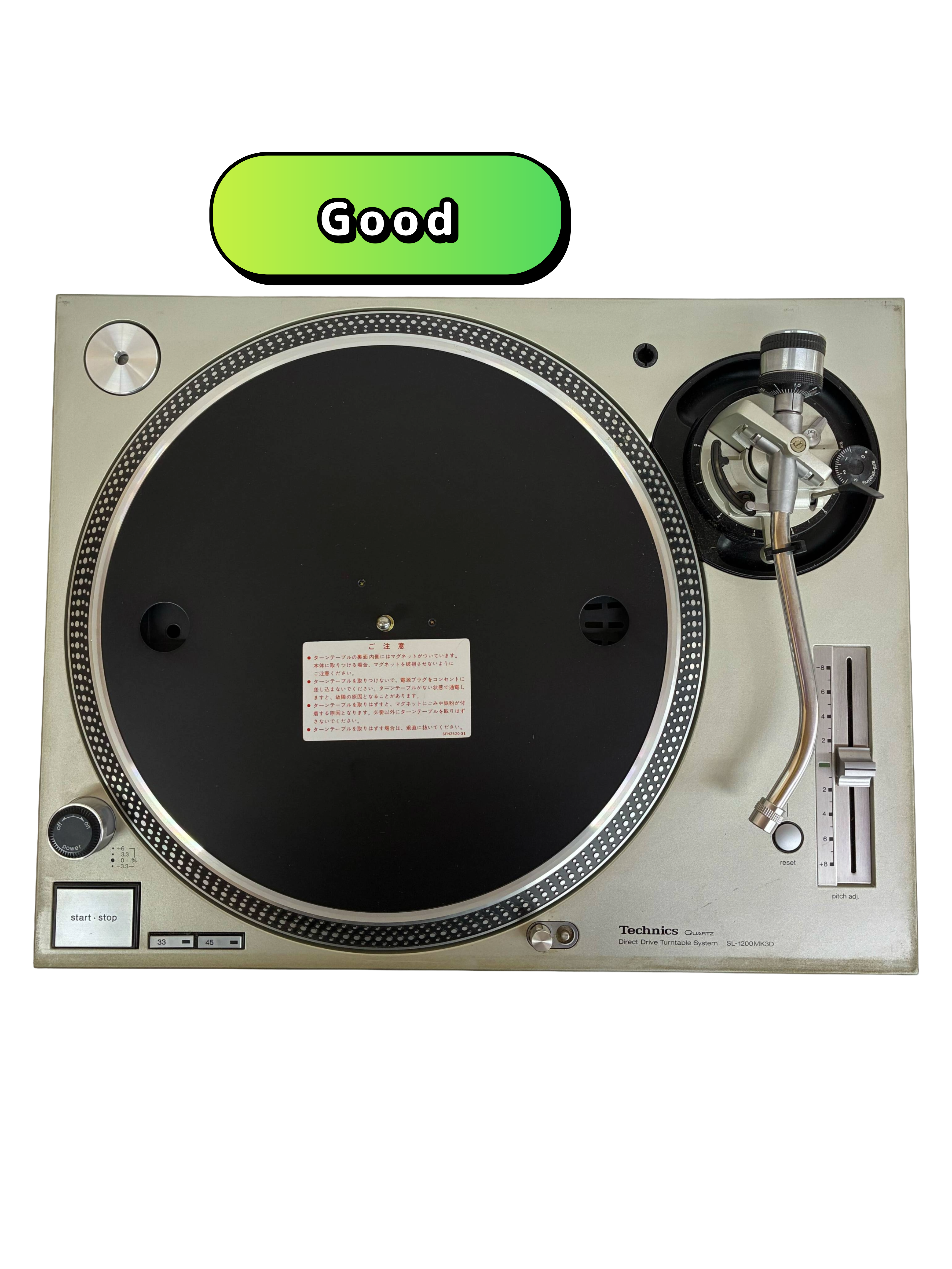 Technics SL-1200 MK3D Silver