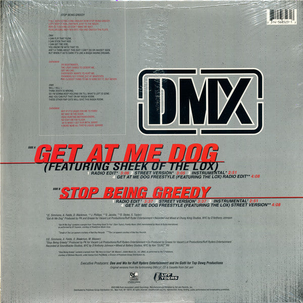 DMX - Get At Me Dog (12", Single)