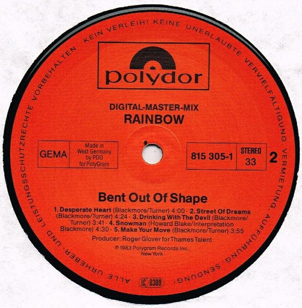Bent Out Of Shape