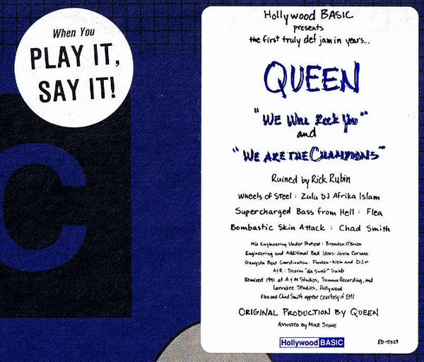 We Will Rock You / We Are The Champions