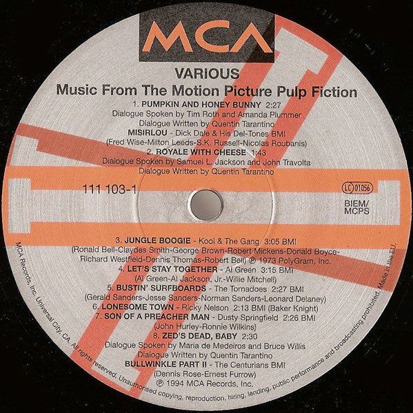 Pulp Fiction (Music From The Motion Picture)