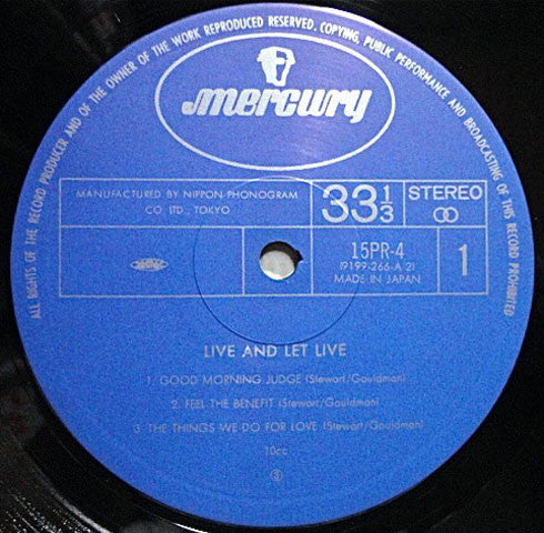 10cc - Live And Let Live (2xLP, Album, RE, Gat)