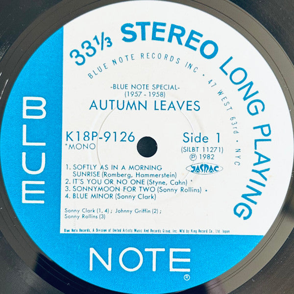 Various - Autumn Leaves - Blue Note Special 1957 - 1958(LP, Compila...