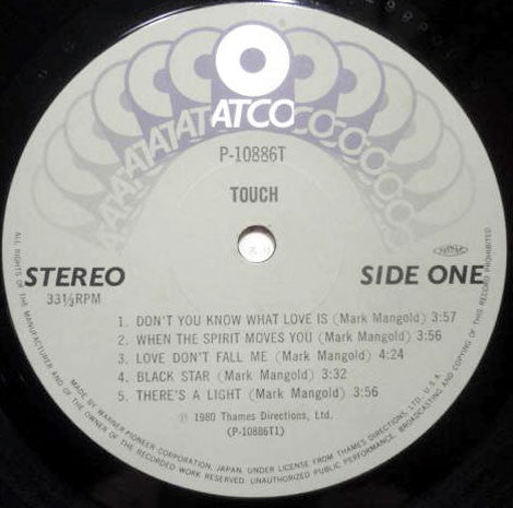Touch (16) - Touch (LP, Album)