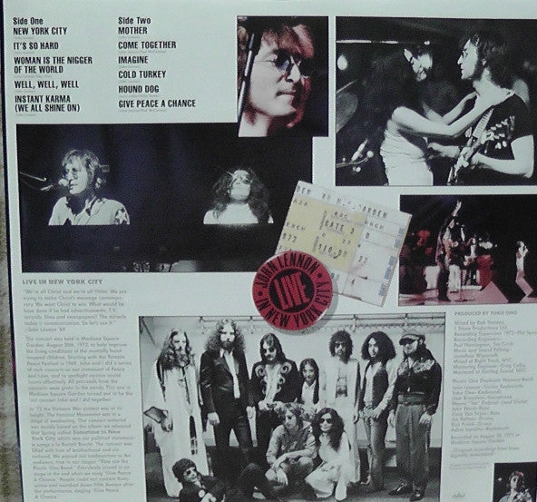 John Lennon - Live In New York City (LP, Album)