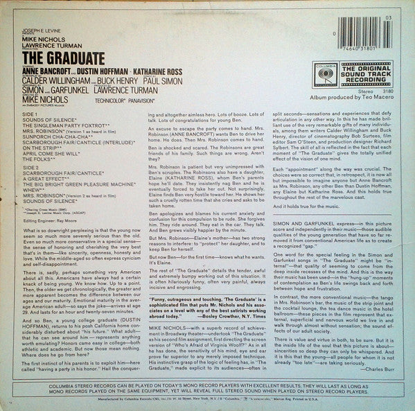 The Graduate (Original Sound Track Recording)