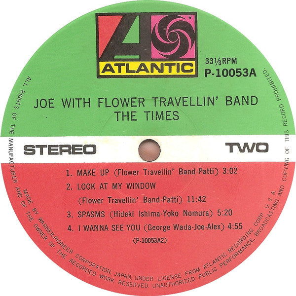 Joe* & Flower Travellin' Band - The Times (LP, Comp)