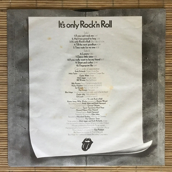 The Rolling Stones - It's Only Rock 'N Roll (LP, Album)