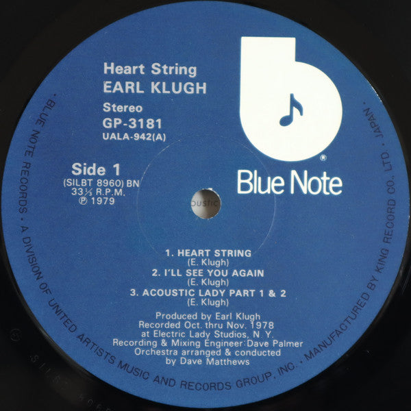 Earl Klugh - Heart String (LP, Album)