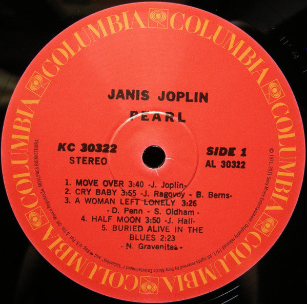 Janis Joplin - Pearl (LP, Album, RSD, RE, RM, 180)