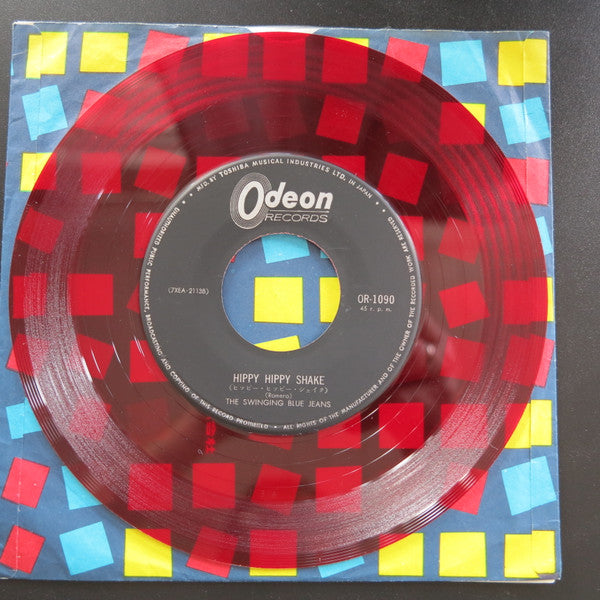 The Swinging Blue Jeans - Hippy Hippy Shake (7", Single, Red)