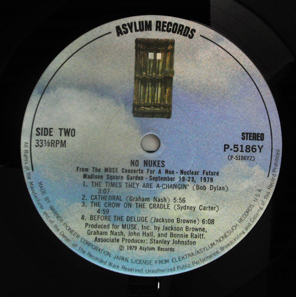 Various - No Nukes - From The Muse Concerts For A Non-Nuclear Futur...