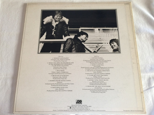 Emerson, Lake & Palmer - Works Volume 2 (LP, Album, Promo, Emb)