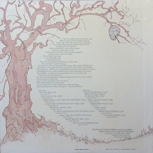 The Rolling Stones - Metamorphosis = メタモーフォシス(LP, Album, Compilatio...