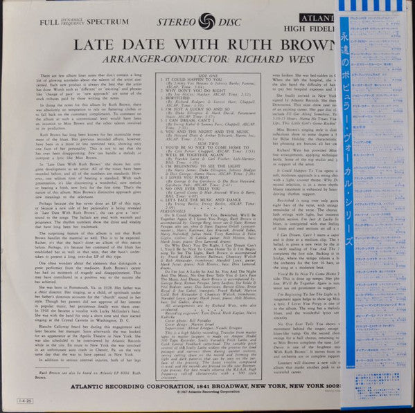 Late Date With Ruth Brown