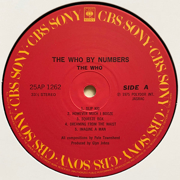 The Who By Numbers