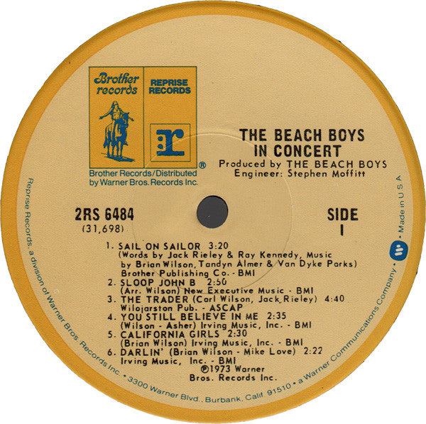 The Beach Boys In Concert