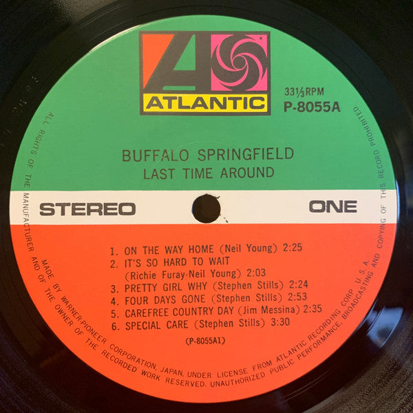 Buffalo Springfield - Last Time Around (LP, Album, RE)