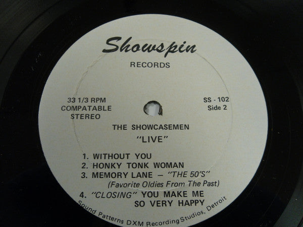 The Showcasemen - Live At Mickeys Back Door (LP, Album)