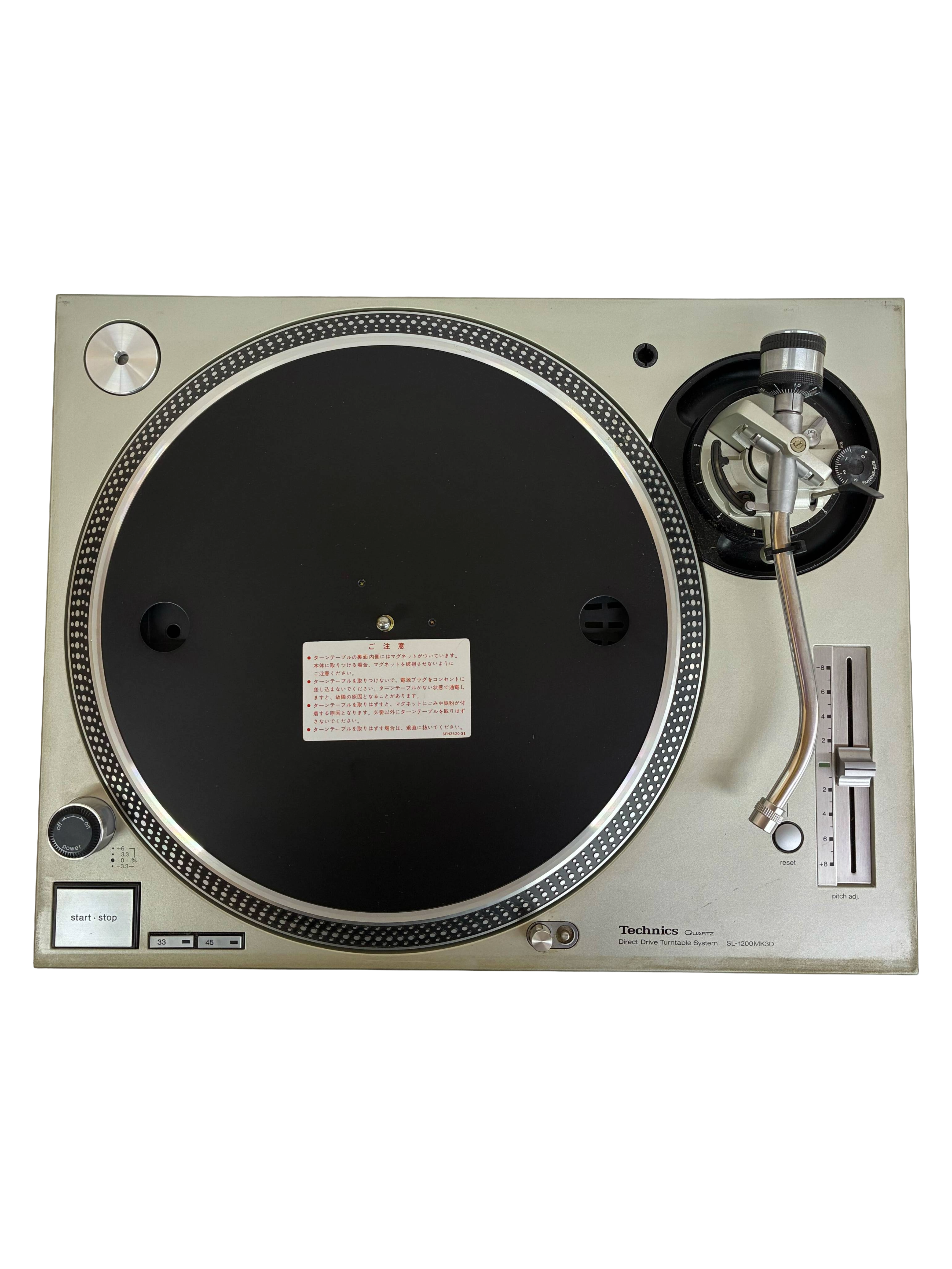 Technics SL-1200 MK3D Silver